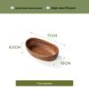 Walnut Wooden Salad & Snack Bowl