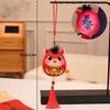 Christmas Plush Keychain Christmas Tree Deco Plush Keychains Backpack Christmas Party Gift Items Souvenirs Santa Claus Reindeer Xmas