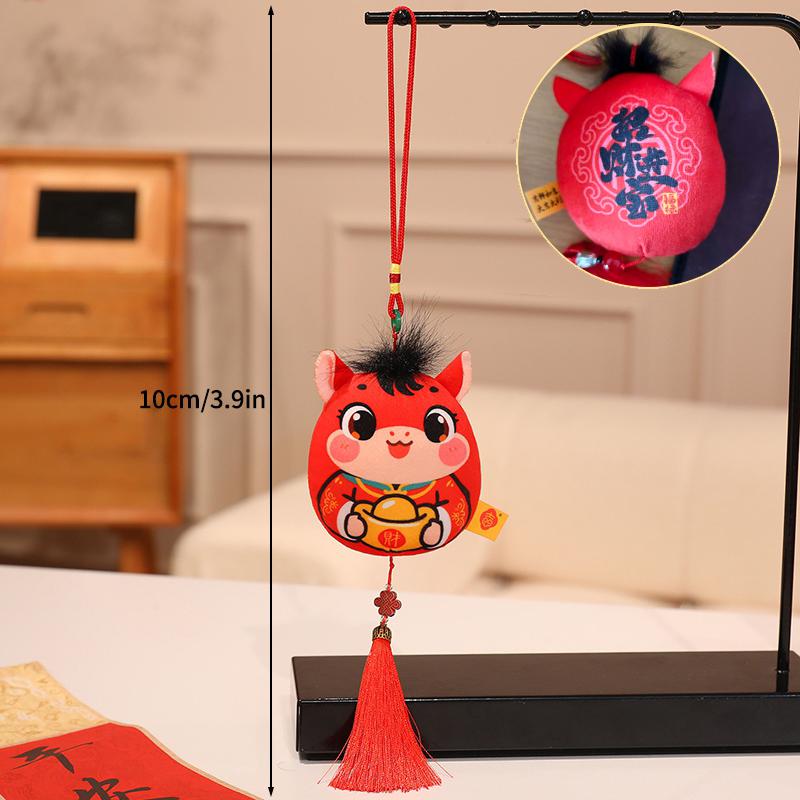 Christmas Plush Keychain Christmas Tree Deco Plush Keychains Backpack Christmas Party Gift Items Souvenirs Santa Claus Reindeer Xmas