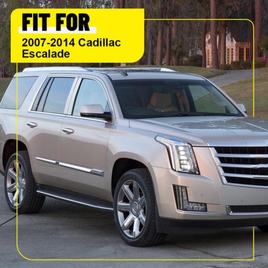 For 2007-2014 Cadillac Escalade/ESV/EXT SUV Pillar Posts Door Trim Chrome 4PCS K