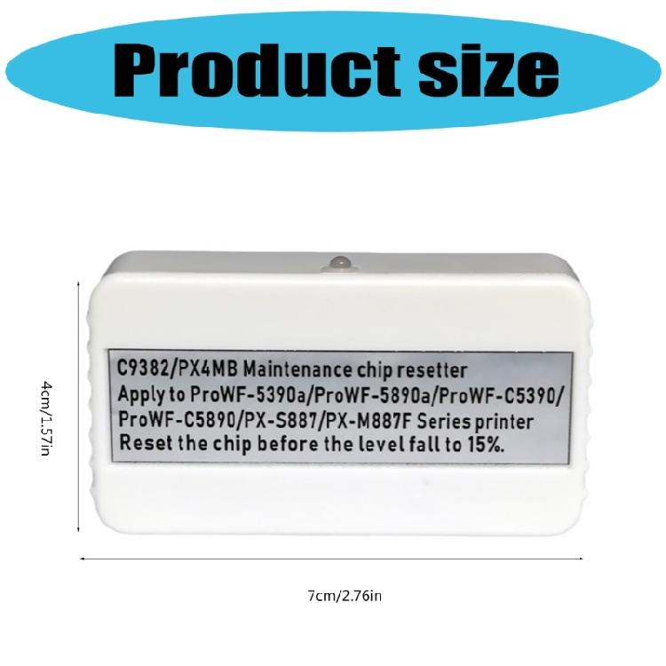 For WorkForce WF-C5810 WF-C5890 C5390 WF-C5390A WF-C5310 WF-C5890A Printer C9382 Maintenance Box Chip Resetter