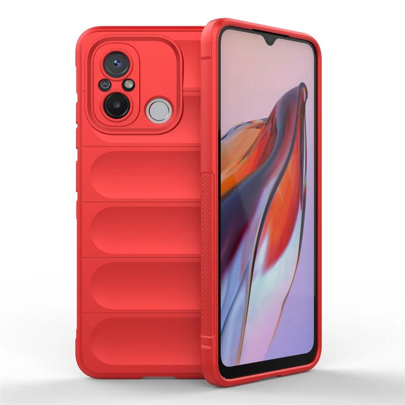 For Xiaomi Redmi 9 9C 10 10C 12 12C 4G Back Cover Phone Case Soft Liquid Silicone Anti-fall Shockproof Protect Funda Coque Cases