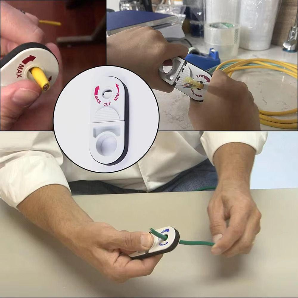 Professional Tool Coaxial Cable Stripper Quick Stripping Ring Wire Stripper  Category 5e Cable