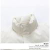 Unisex Oversized Puffer Jacket Winter Warm Cotton Coat Stand Collar Loose Fit Streetwear Outerwear