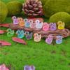 100PCS Luminous Mini Ducks Moss Microlandscape Miniature Duck Figurines Fairy Garden Accessories Home Decor Glow in The Dark