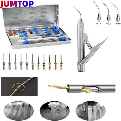 Diş Kök Kanal Dosyası Çıkarıcı Kırık Dosyalar Çıkarma Sistemi Kiti Klinik için Endodontik Endo Dosya Çıkarma Aleti