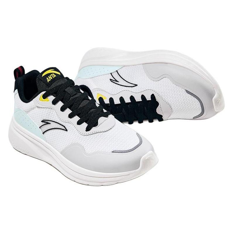 Anta Cushioning Wear-Resistant Low-Top Chunky Sneakers Men's White Gray Green Sneakers 112428812-1