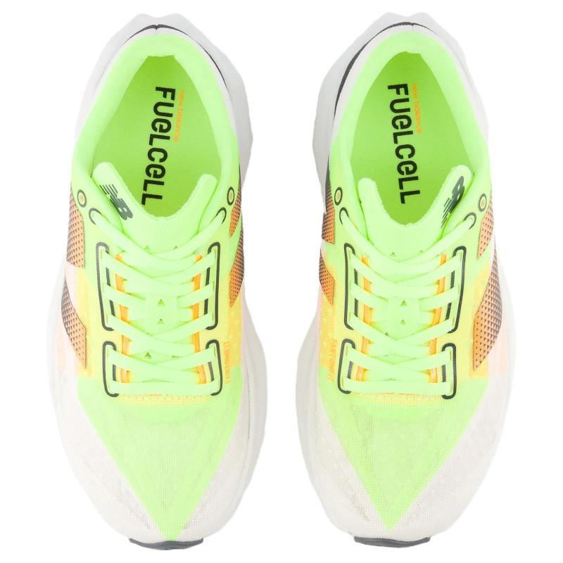New Balance Women's FuelCell Rebel V4 'White Bleached Lime Glo' Women's Sneakers WFCXLA4