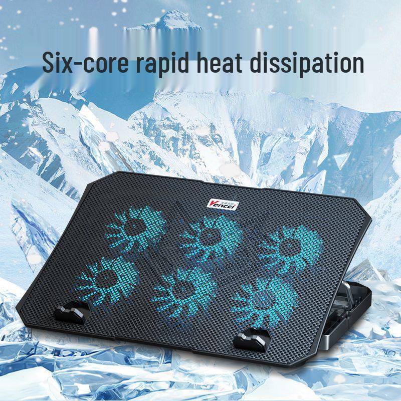 Leiser, tragbarer Laptop-Kühlständer 14-15,6 Zoll mit Abluftventilator