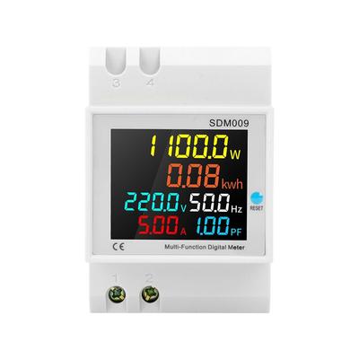 Digitaler Stromzähler, Schiene, digitaler Stromzähler, Energiezähler, AC40-300V