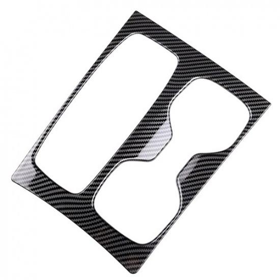 Carbon Fiber Color Gear Shift Panel Cover Fits For Hyundai Santa Cruz