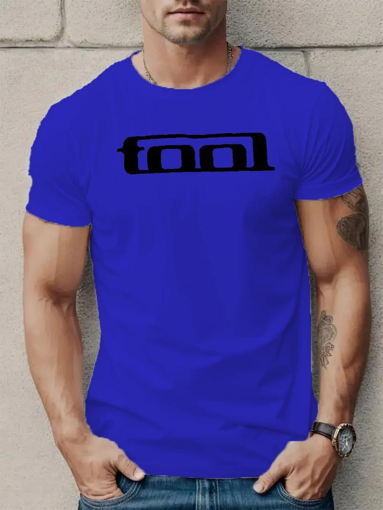 Tool Printed T-Shirt Men's Cotton T-Shirt Summer Casual Short Sleeve TShirts Fashion Loose O Neck Streetwear Oversized Tees