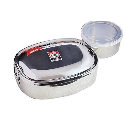 Genuine ZEBRA Thailand Stainless Steel 16cm Simple Lunch Box