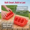 5Pcs Plastic Anti Spill Feeding Tray Sturdy Small Poultry Feeder Easy to Use Chick Feeder  Quail