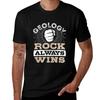 Geologie Fels Gewinnt Immer Lustiges Geologen T-Shirt schnelltrocknend Sonderanfertigungen Vintage T-Shirt Männer