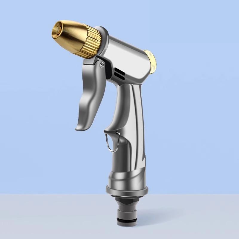 Pressurized Water Gun & Telescopic Hose Set for Car Wash and Gardening