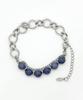 Iamj Deep Wave Gemstone Link Bracelet