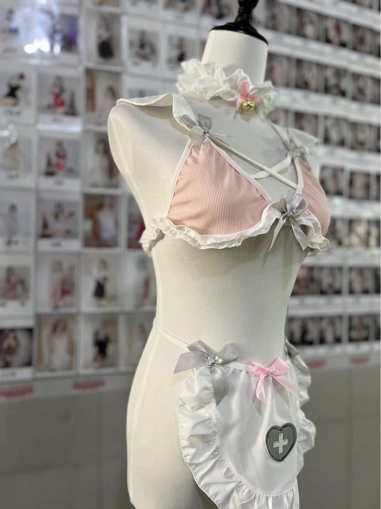 Spitzen-Dessous Dienstmädchen Cosplay Set