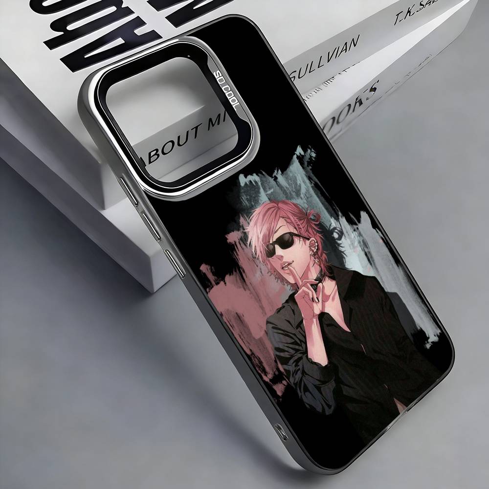 A-Ayato Y-Yuri Y-Yarichin Club Phone Case For iPhone 17,16,15,14,13,12,11 Plus,Pro Max,Colored Silver Phone Case