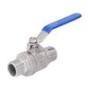 Ball Valve 304 Stainless Steel NPT 3 4in 2 Male Thread Manual Drive Cut Through Plumbing Fittings
