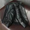 Locomotive Pure First-layer Cowhide Leather Jacket Men's Trend Youth Handsome Lapel Cycling Suit