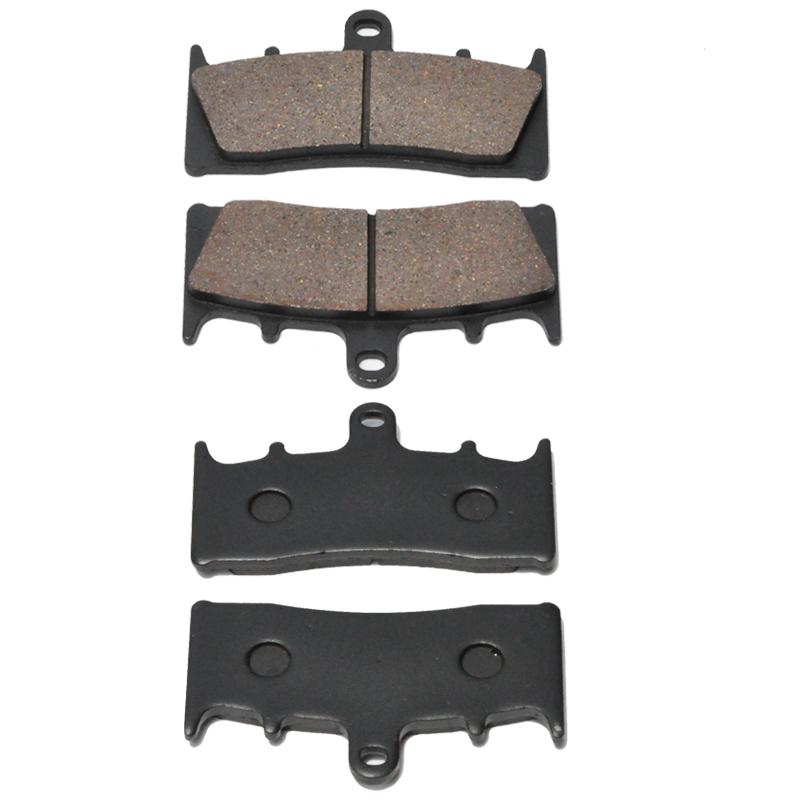 Complete Set Motorcycle Front Rear Brake Pads For Kawasaki ZX-6R ZX6R ZX600 Ninja 1998-2001 ZX-9R ZX9R ZX900R 1996-2001