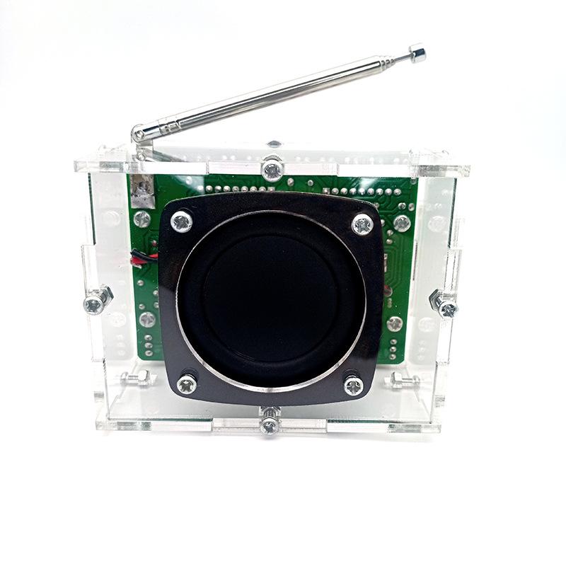 DIY FM Digital Sound Kit: 51 Microcontroller & Level Indicator Components, Individually Controllable