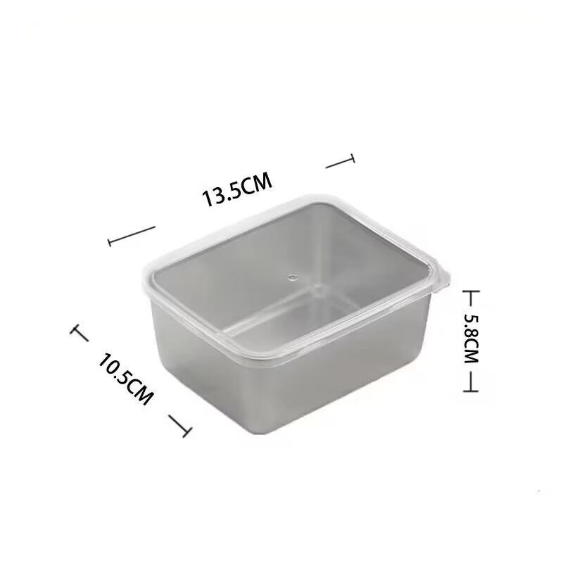 Jingzhifeng Thickened Magnetic Stainless Steel Food Storage Containers