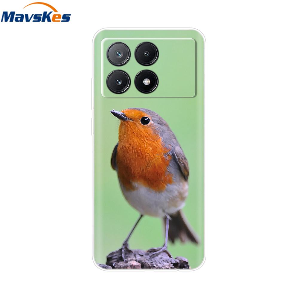 Poco X6 Pro Case Soft Clear Silicone Phone Case For Xiaomi Pocox6 Poco X6  X 6 Pro X6Pro 5G Shockproof Shell Mask Bag Back Cover
