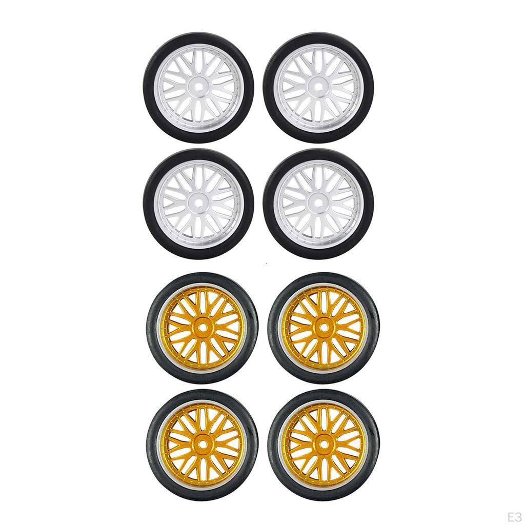 4 Pack RC Drift Tyres 32mm Diameter for 1/18 Scale Car