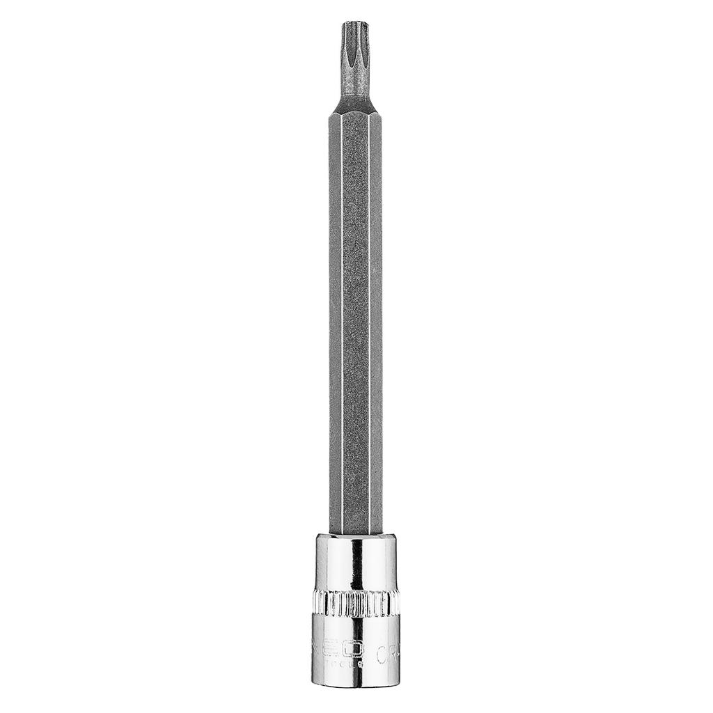 TORX TX20 bit on 1/4" socket, long, 87 mm