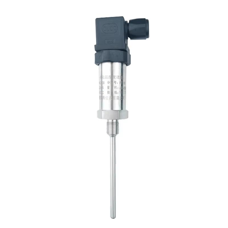 PT100 Temperature Sensor -50-200C to RS485 4-20mA 0-10V 0-5V Temperature Converter 0-100C 304SS Probe DC24V PT100 Sensor