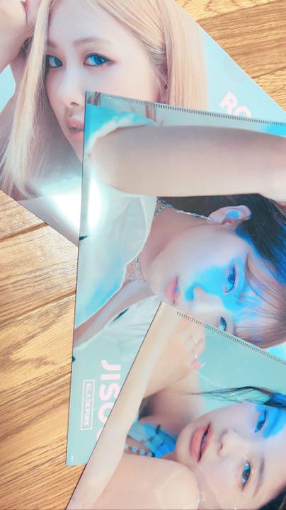 [USED] BLACKPINK Clear File Fan