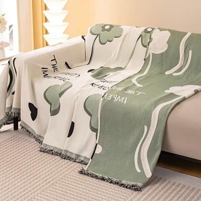 Plant Flower Sofa Towel Sofa Cover Cloth Four Seasons Universal Simple Modern Sofa Cover Blanket
