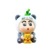 Anime Shin-chan Flocking Animal Series: Q Version Panda & Elephant Figure Toy Ornament