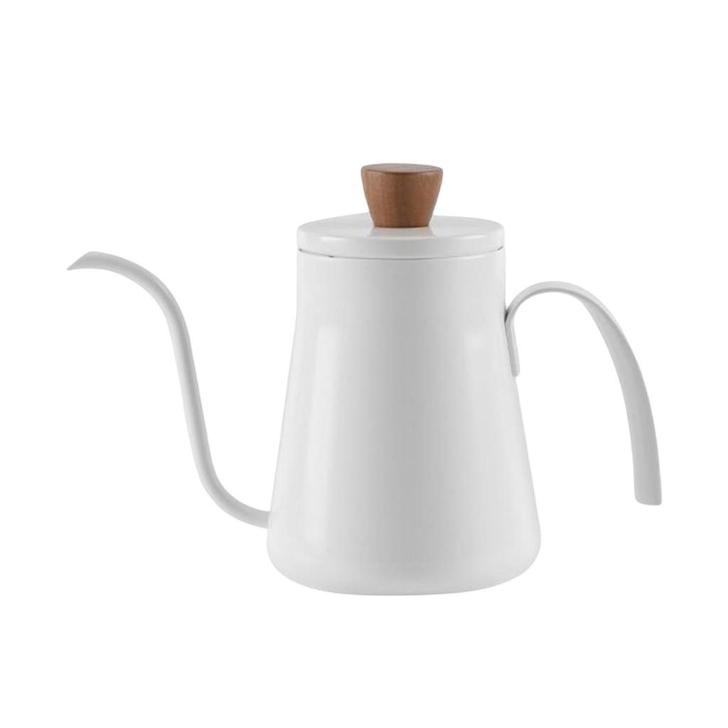 Coffee Kettle 400ml, Long Narrow Drip Teapot, Induction Cooker Kettle,