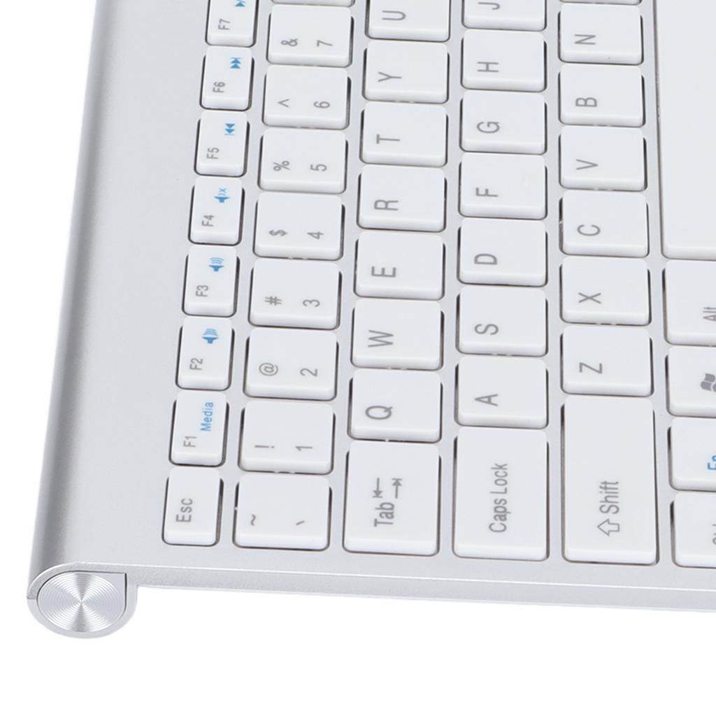 Keyboard Mouse Combo Wireless 2.4G USB Ultraslim Portable Ergonomic Wearproof Keyboard and Mouse for Notebook Computer