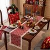 Christmas Fall Table Runner Soft Cotton Table Runner With Tassels Woven Macrame Home Living Room Table Decoration