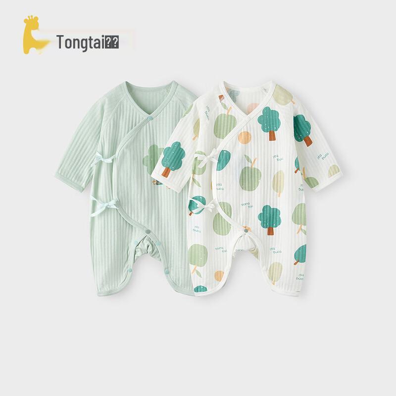 TONGTAI Newborn Baby Pure Cotton Butterfly Bodysuit
