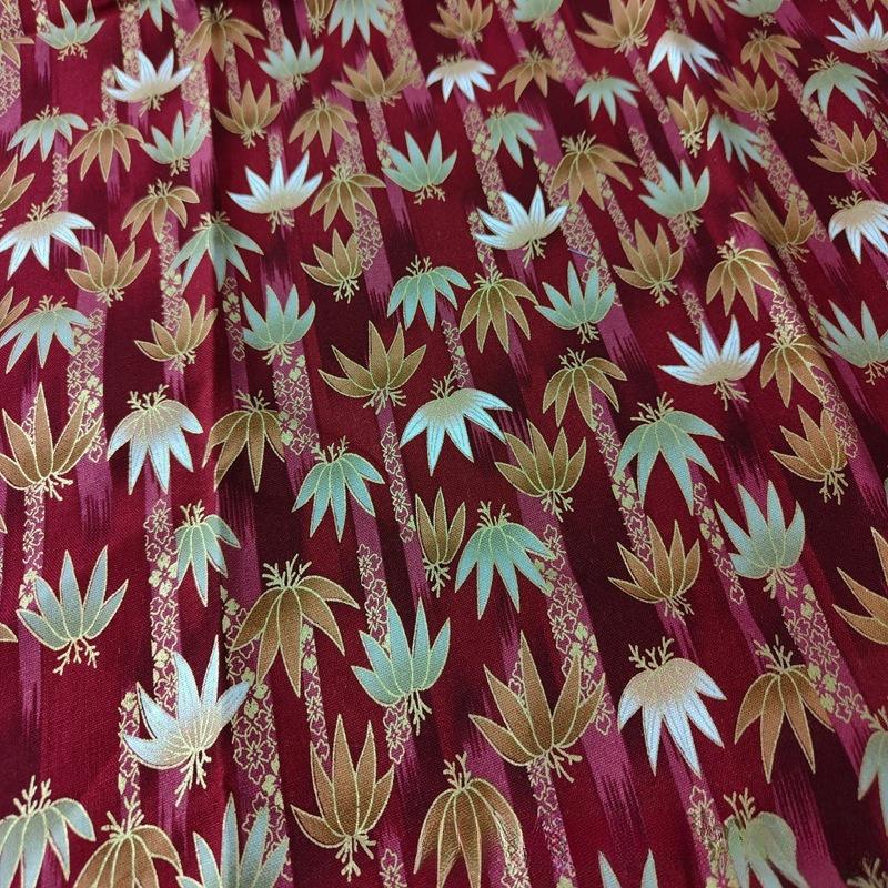 

95X150CM Japanese Style Gold Printed Fabric DIY Bags Dresses Fashion Tableclothsdecorative Fabric 95X150CM