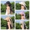 Lightweight Korean Style Headscarf Baseball Hat Y2k Solid Color Strappy Scarf Hat Hair Scarf Hip-hop Headscarf Hat Summer
