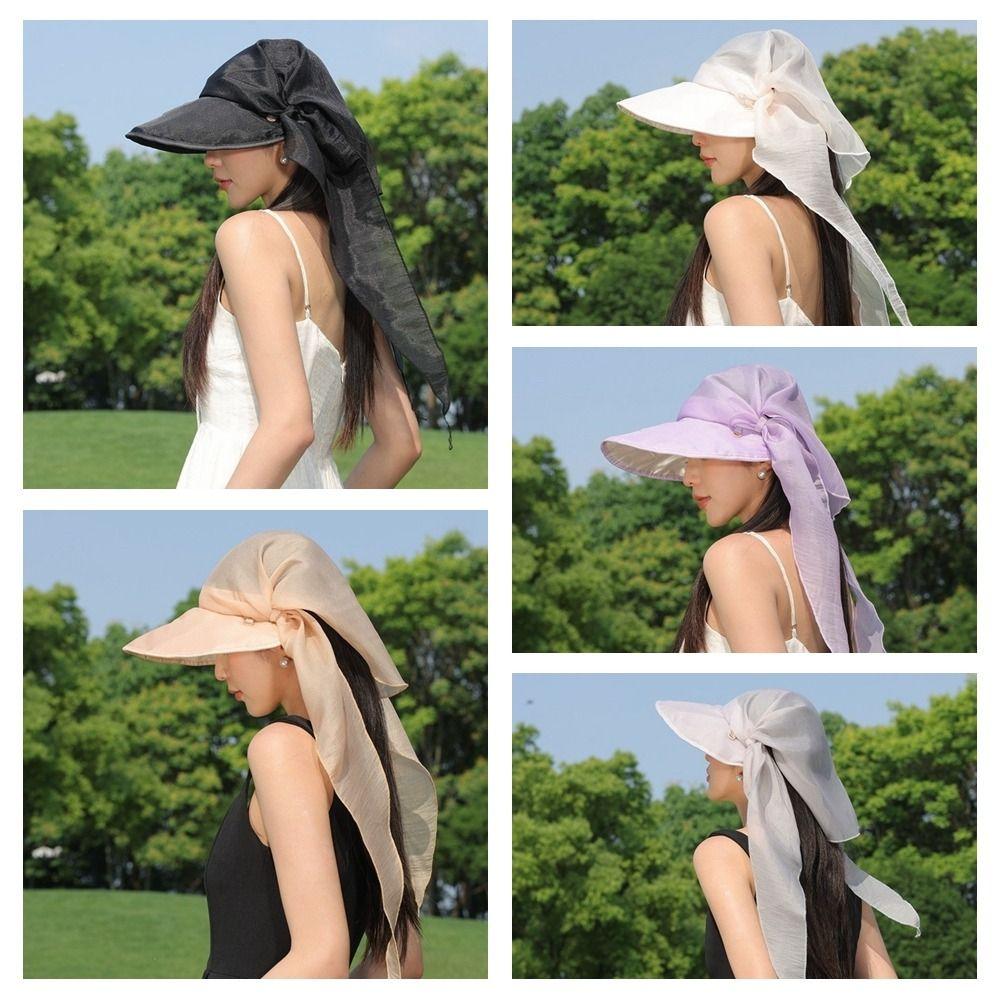 Lightweight Korean Style Headscarf Baseball Hat Y2k Solid Color Strappy Scarf Hat Hair Scarf Hip-hop Headscarf Hat Summer