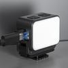 Mini LED Vloggings Light With Magnetic Mount And Waterproof Design For Action Cameras Cold Shoe Adapters 3000K 8700K Adjustable