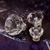 Acrylic Crystal Glass Cabinet Knob Transparent 20/25/30mm Drawer Knob Furniture Hardware Single Hole Drawer Pull Handle New