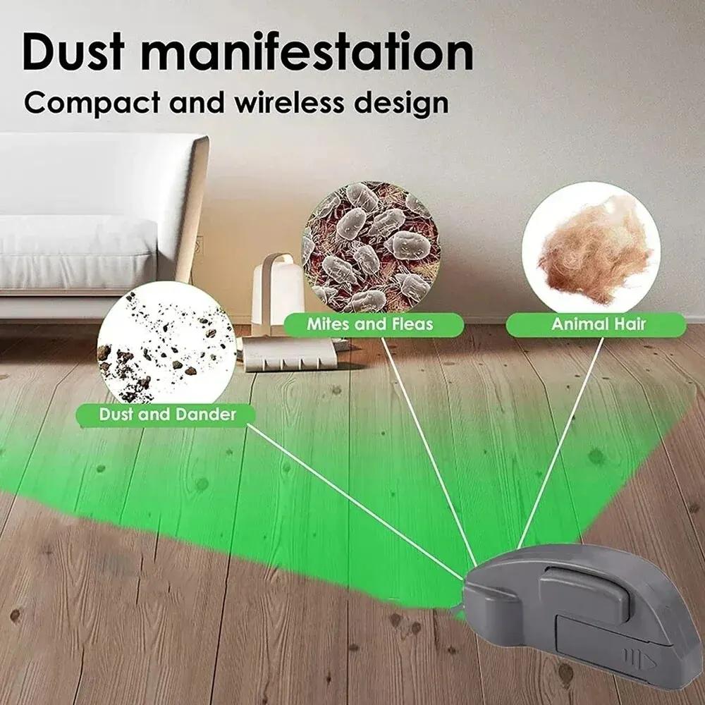 1PC Vacuum Cleaner Dust Display LED Lamp Detect Microscopic Dust & Invisible Pet Hair Vacuum Cleaner Accessories(No Battery)