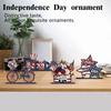 Independence Day Wooden Ornament Wooden Crafts Scene Setting Tabletop Ornament Decorations