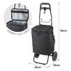 CB Japan Nákupní vozík Velká kapacita 20L Taška 2WAY Design Nosnost 15kg Chladicí nákupní vozík manévrovací Vozík/Přes rameno