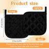 2pcs Pot Holders for Kitchen Clearance Cotton Heat Resistant Pads 17cm/6.69inch Black Oven Pot Holders Trivets Coasters Hot Pads Terry Pots Holder