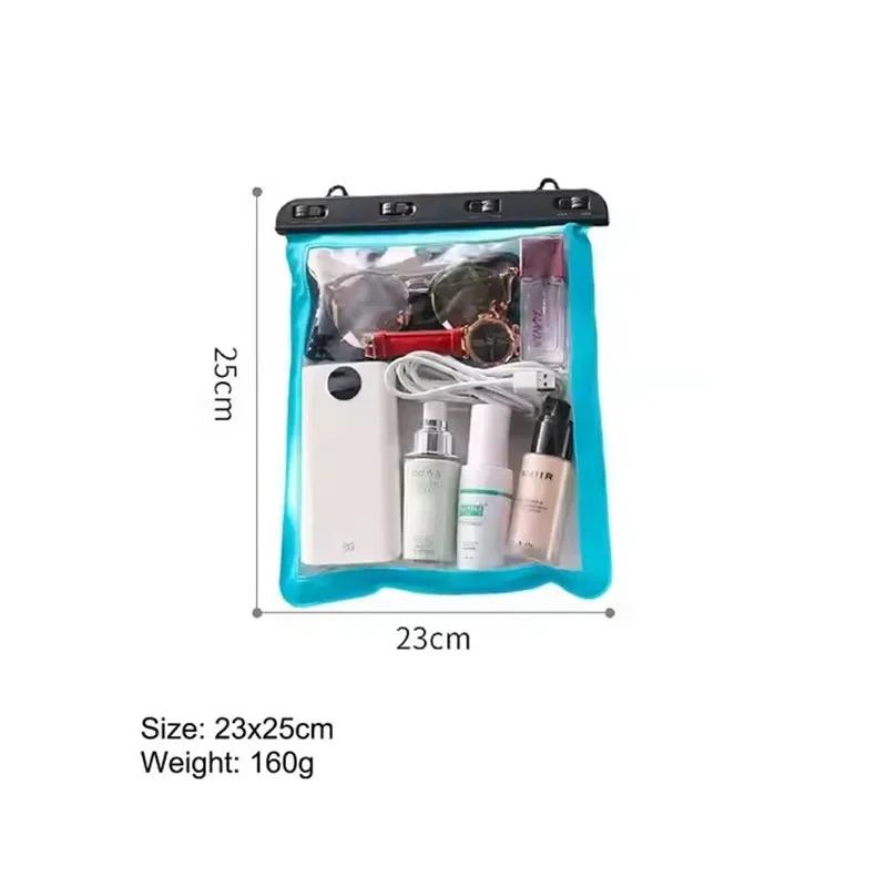 Outdoor Large Capacity Underwater Waterproof Bag Pouch Case for IPad  Air IPhone Phone Tablet Swimming Travel Dry Storage Cover