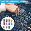 5Pcs Universal EQ Rotary Knob Substituição Resistente ao Desgaste Mini Tamanho Simples Instalação Equalizador Potenciômetro Fader Knobs